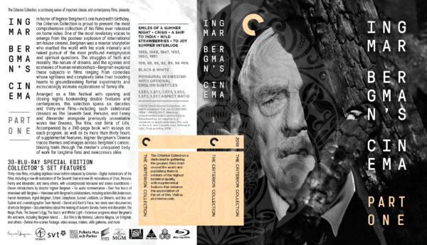 Ingmar Bergman's Cinema (Fake Criterion box set)