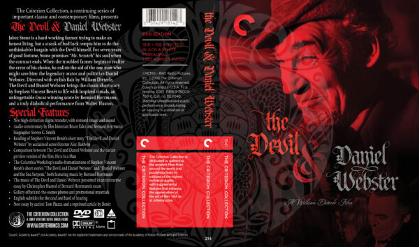 The Devil & Daniel Webster (Fake Criterion Cover)